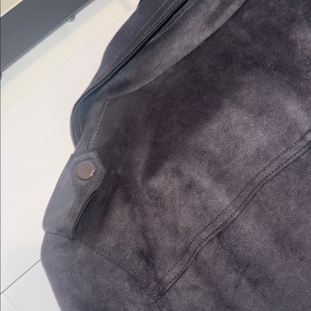 Philosophy Charcoal Leather Jacket - Picture 6 of 10